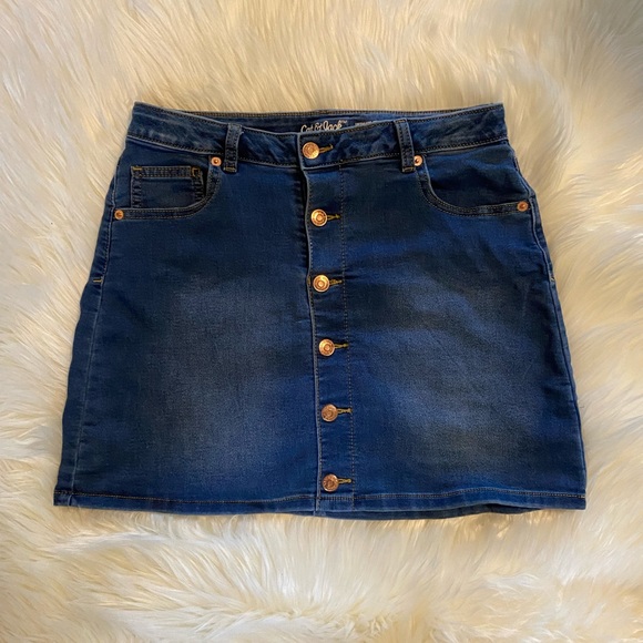 CAT & JACK DENIM SKIRT SIZE XL (14-16) ULTIMATE STRETCH IN GREAT CONDITION. - Picture 5 of 11